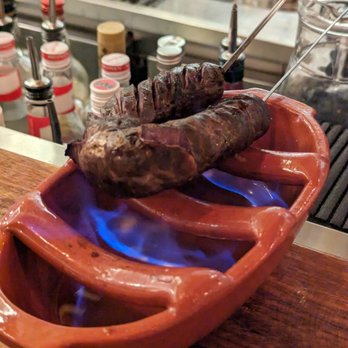 Sardinha Taberna Portuguese - Chouriço tipo arganil (bbq'd sausage) - Restaurants Near Me - Leblon, RJ