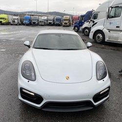 Broadway Flying J Travel Plaza - Porsche Cayman GTS purchased used from Chapman Camelback. Day of delivery to Spokane via enclosed transporter. This car is AMAZING