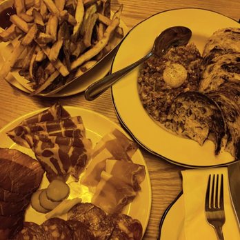 Paris Paris - Fries, mixed charcuterie, beef tartar - Wine Bars Near Me - Toronto, Ontario
