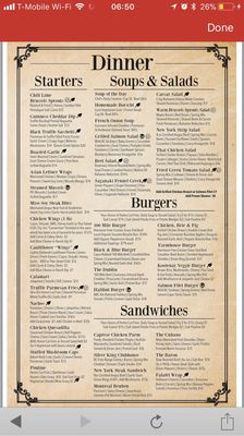 Menu photo 1 General Store Restaurant Nelson, BC Menu photo 1 General Store Restaurant Nelson, BC