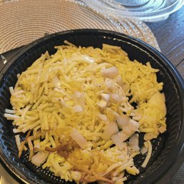 a bowl of rice and chicken a bowl of rice and chicken