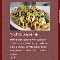 Rooster's Grille & Pizzaria - How much a Macho supreme costs
