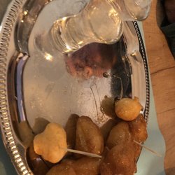 Pfälzer Hof - Ouzo and fried dough with honey after your meal