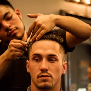 Riverside Shave - Stitch getting down on his haircut - Barbers Near Me - Riverside, California Riverside Shave - Stitch getting down on his haircut - Barbers Near Me - Riverside, California