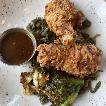 Fork and Plough - Southern fried chicken with brown gravy - New American Near Me - Greenville, South Carolina Fork and Plough - Southern fried chicken with brown gravy - New American Near Me - Greenville, South Carolina