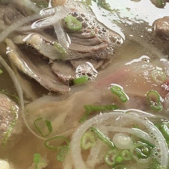 Pho Hoa - Omar's PHO: beef rice noodle soup with beef balls, fatty brisket, and tendon - Vietnamese Near Me - San Diego, California