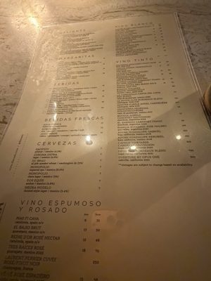 Menu photo 2 dLeña Washington, DC, DC