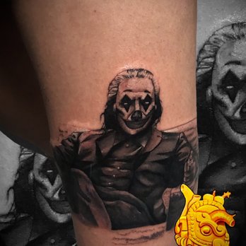 Golden Heart Tattoo Temple - Joker tattoo by Elias Mora - Tattoo Near Me - Austin, Texas Golden Heart Tattoo Temple - Joker tattoo by Elias Mora - Tattoo Near Me - Austin, Texas