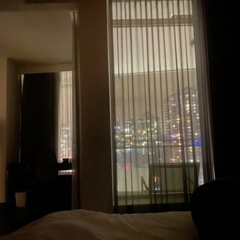 Element Vancouver Metrotown - Night view from bedroom - Hotels Near Me - Burnaby, British Columbia Element Vancouver Metrotown - Night view from bedroom - Hotels Near Me - Burnaby, British Columbia