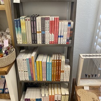 Loving Thyself Rocks - Bookshelf for happiness :) - Spiritual Shop Near Me - Winter Park, Florida