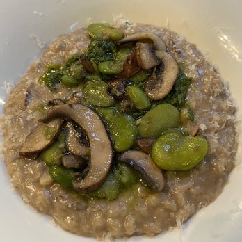 Mama - Mushroom truffle risotto with fava bean - Italian Near Me - Oakland, California