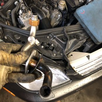EuroweRx Auto Repair - Plugged EGR valve pipe. Mercedes Benz e320 - Auto Repair Near Me - Conyers, Georgia