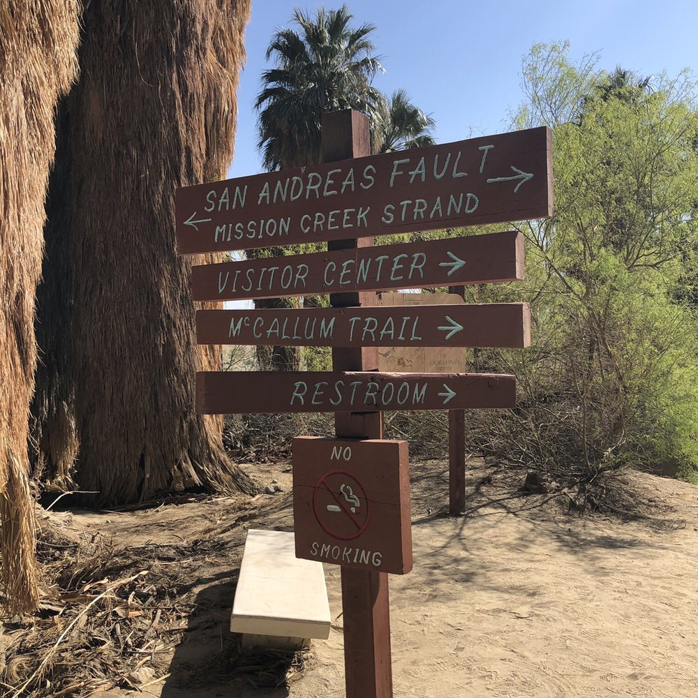 Coachella Valley Preserve - Directional signs - Hiking Near Me - Thousand Palms, California Coachella Valley Preserve - Directional signs - Hiking Near Me - Thousand Palms, California
