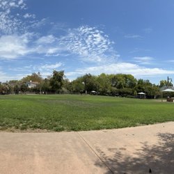 Big loop around main park . Small dog park available. As well as "intro to dog park" section .