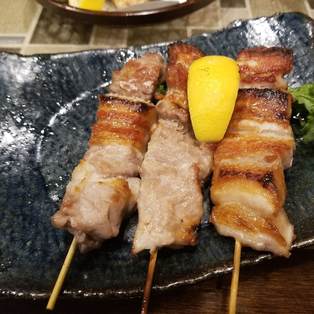 Torizen - Buta Bara Yakitori. Pork belly on a stick. - Japanese Near Me - Schaumburg, Illinois Torizen - Buta Bara Yakitori. Pork belly on a stick. - Japanese Near Me - Schaumburg, Illinois