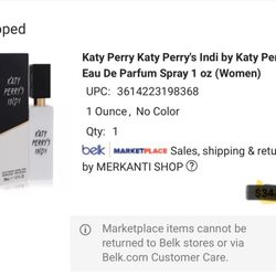 Belk - The perfume Belk screwed me out of.!!