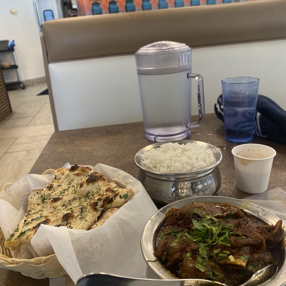 UlavacharU Indian Restaurant - Garlic naan (3.49), rice, chai, goat Rogan Josh (14.99) - Indian Near Me - Pleasanton, California UlavacharU Indian Restaurant - Garlic naan (3.49), rice, chai, goat Rogan Josh (14.99) - Indian Near Me - Pleasanton, California