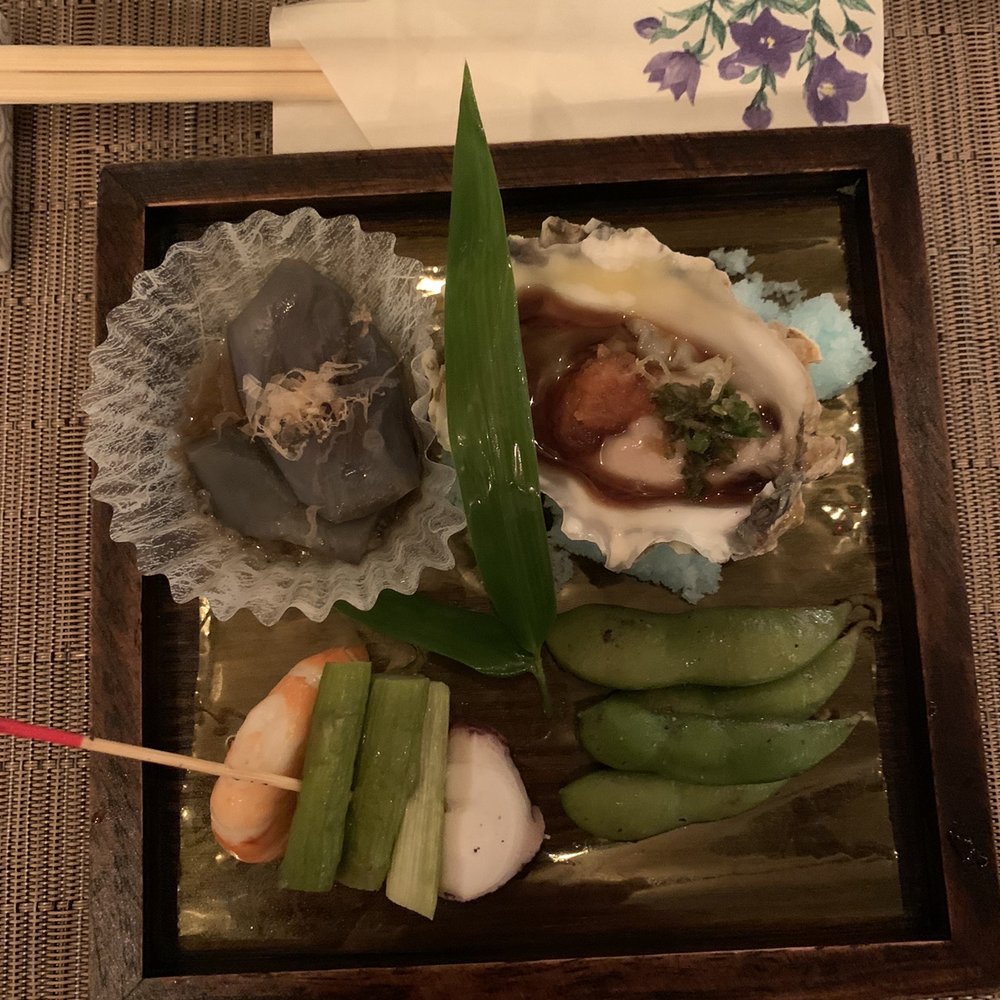 Sushi Kaito - Appetizer (great oyster with flavors exploding in your mouth) - Sushi Bars Near Me - New York, New York Sushi Kaito - Appetizer (great oyster with flavors exploding in your mouth) - Sushi Bars Near Me - New York, New York
