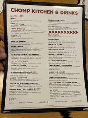 Menu photo 8 Chomp Kitchen and Drinks Providence, RI