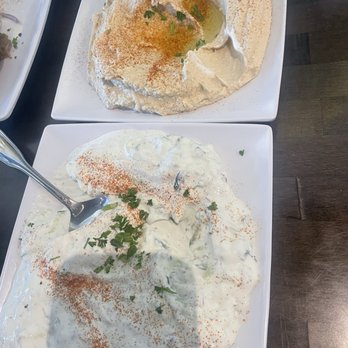 Cafe Petra - Hummus and Tzatziki Sauce - Breakfast & Brunch Near Me - Humble, Texas Cafe Petra - Hummus and Tzatziki Sauce - Breakfast & Brunch Near Me - Humble, Texas