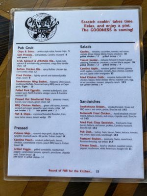 Menu photo 2 Christy's Euro Pub Greenville, NC