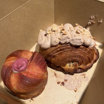 Ad Astra Bread Co - Hojicha raspberry and double baked chocolate pastry - Bakeries Near Me - Monterey, California