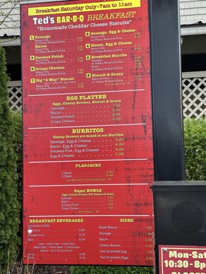 Menu photo 1 Ted's Bar-B-Q Madison, AL Menu photo 1 Ted's Bar-B-Q Madison, AL