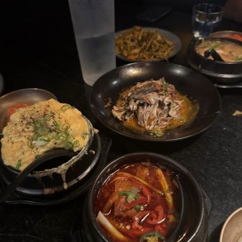 COTE Miami - Some of the sides for the butchers feast + the mushroom add on - Korean Near Me - Miami, Florida