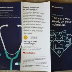 CVS Pharmacy - CVS mini-clinics: convenient and quality care open 7 days per week.