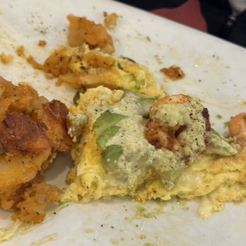 The Breakfast & Burger Club - Shrimp omelette... it was too tasty so didn't get to get a photo untouched lol - Burgers Near Me - Nyack, New York The Breakfast & Burger Club - Shrimp omelette... it was too tasty so didn't get to get a photo untouched lol - Burgers Near Me - Nyack, New York