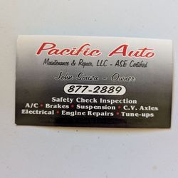 Pacific Auto Maintenance & Repair - John's card