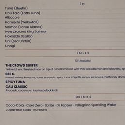 Menu Menu