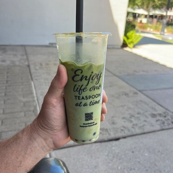 Teaspoon - Matcha tea with boba - Bubble Tea Near Me - Campbell, California
