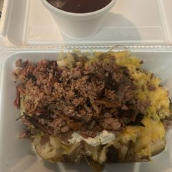 Best No Doubt BBQ - 1 meat Stuffed Potato  Brisket