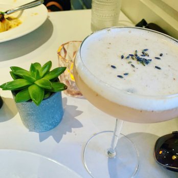flora - Lavender fizz- lavender-infused vodka, blueberries, house sour, soda - New American Near Me - Westhampton Beach, New York flora - Lavender fizz- lavender-infused vodka, blueberries, house sour, soda - New American Near Me - Westhampton Beach, New York