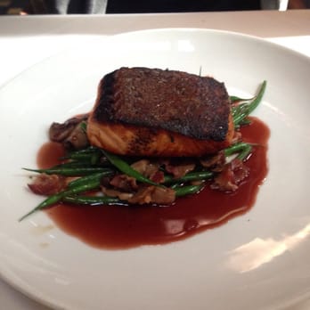 Parkway Grill - Baked salmon - New American Near Me - Pasadena, California