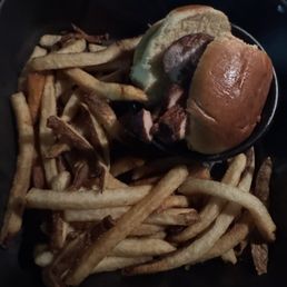 Kids turkey slider with fries Kids turkey slider with fries