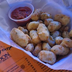 Salty Goat Saloon - Garlic cheese curds