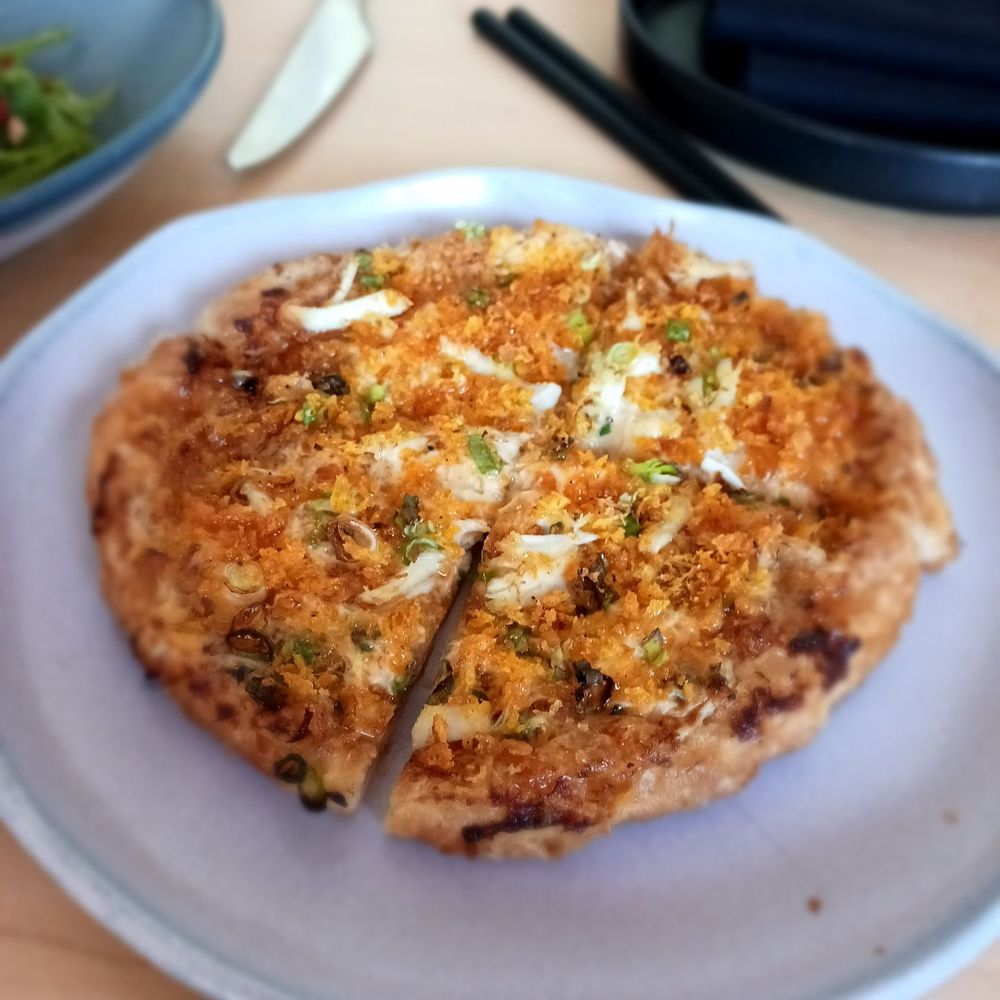 Goosefeather - Scallion pancakes with crab - Cantonese Near Me - Tarrytown, New York Goosefeather - Scallion pancakes with crab - Cantonese Near Me - Tarrytown, New York