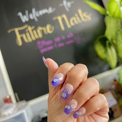 Future Nails - full set by renee + ombre by amy