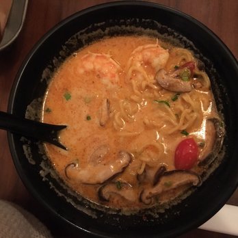 Ebaes - House Ramen with shrimp! $5 small on happy hour! Really good. - Ramen Near Me - Los Angeles, California
