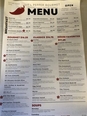 Menu photo 6 Lit'l Pepper Gourmet San Diego, CA Menu photo 6 Lit'l Pepper Gourmet San Diego, CA