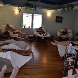 Springs Community Acupuncture - Naptime in the treatment room.