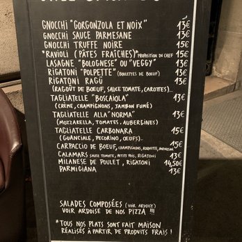 Spiga - Menu 9/2019 - Pizza Near Me - Paris, 01