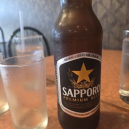 Ice cold Sapporo beer Ice cold Sapporo beer