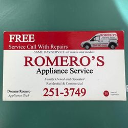 Romero's Appliance Repairs