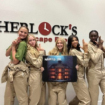 Sherlock's Escape Rooms - Haunted Inn ghost crew - Escape Games Near Me - Fort Worth, Texas Sherlock's Escape Rooms - Haunted Inn ghost crew - Escape Games Near Me - Fort Worth, Texas
