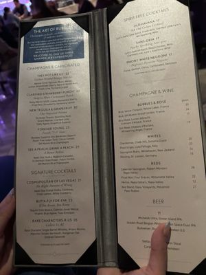 Menu photo 2 The Chandelier Las Vegas, NV Menu photo 2 The Chandelier Las Vegas, NV