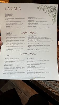 Menu photo 2 La Sala by Tu Casa Kew Gardens, NY Menu photo 2 La Sala by Tu Casa Kew Gardens, NY