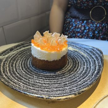 Juana la Loca - Carrot and ginger pie with yogurt - Tapas/Small Plates Near Me - Madrid, M